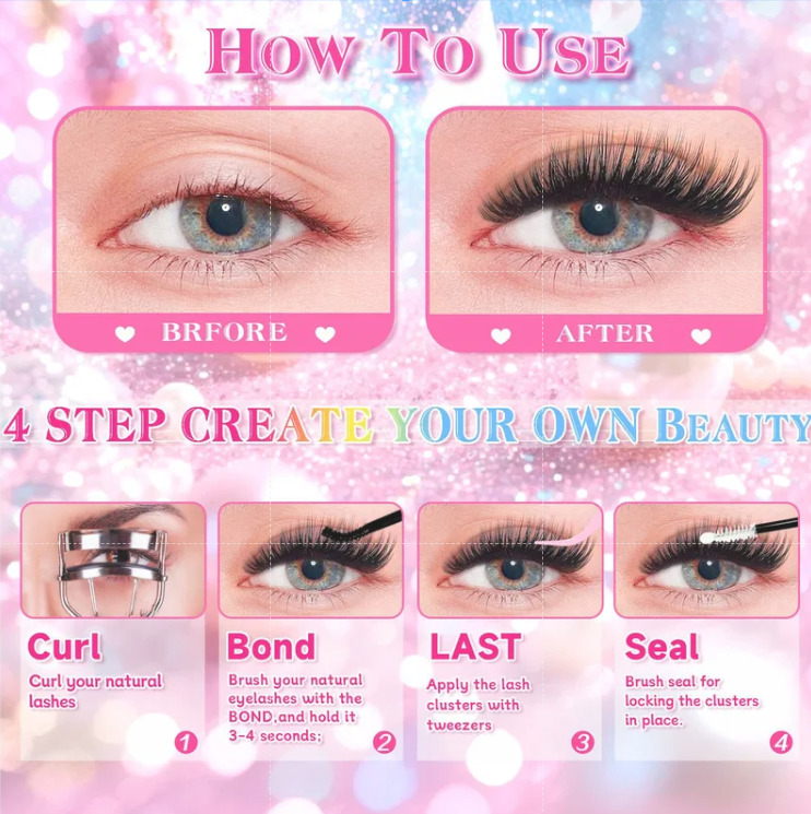 Faux Cils En Fibre Artificielle