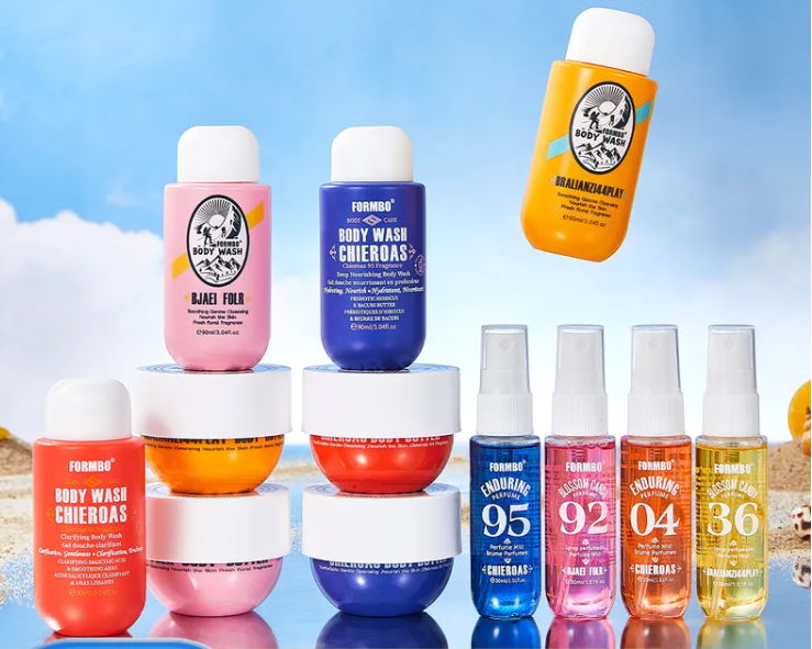 Ensemble de Voyage, Brume, Crème et Gel Douche Pour Toutes Occasions