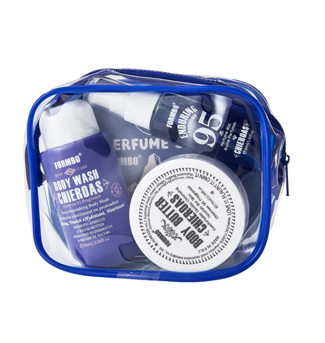 Ensemble de Voyage, Brume, Crème et Gel Douche Pour Toutes Occasions