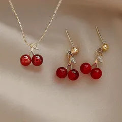 Ensemble Bijoux Cerise