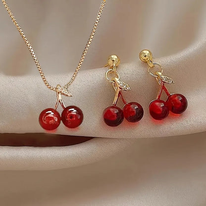 Ensemble Bijoux Cerise