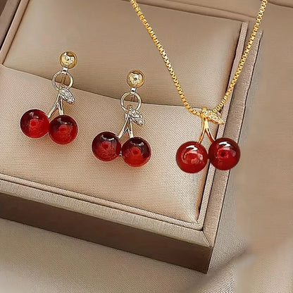Ensemble Bijoux Cerise